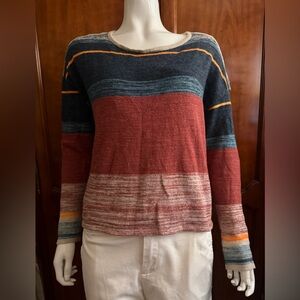 Moth Striped Multicolor Sweater XS/Small Chandail